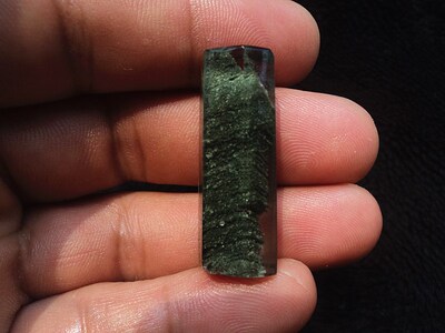 晶山角商城天然绿幽灵水晶吊坠