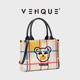 加拿大VENQUE范克博物馆联名托特包女大容量通勤斜挎女包单肩包包