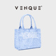 加拿大VENQUE范克蓝色迷你托特包女通勤包包手提包女包上课小包