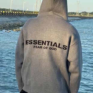 999克FOG毛衣针织衫 男女连帽情侣卫衣 ESSENTIALS美式