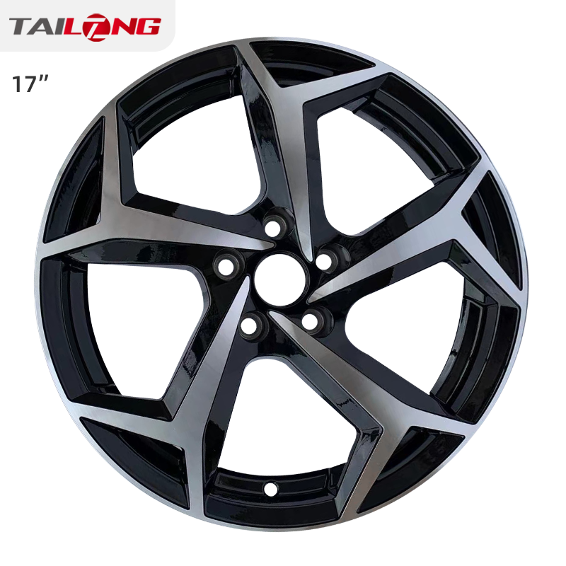 泰龙TL5005 17寸海外版大众帕萨特/凌度原厂款轮毂5X112 ET40黑亮