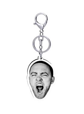 mac miller GO:OD AM 专辑封面 5cm透明钥匙扣龙虾扣