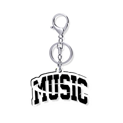 playboi carti pbc iammusic 5cm透明钥匙扣龙虾扣