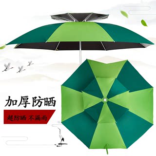 澳西尼钓鱼伞2.2米万向防雨2.4米插地折叠遮阳防晒折叠垂钓雨伞