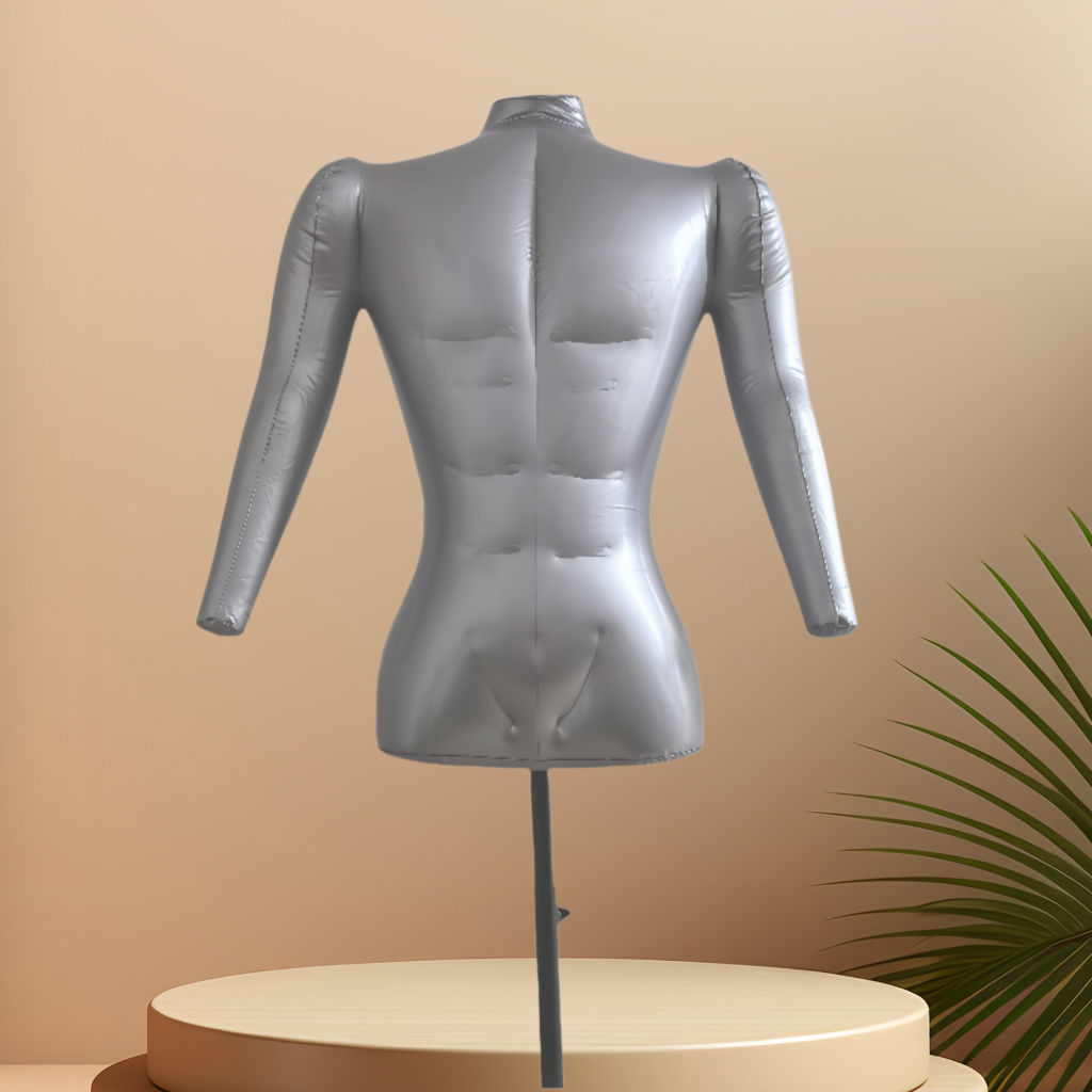 男半身人台模型塑料假人体充气服装模特道具橱窗衣服展示拍照架
