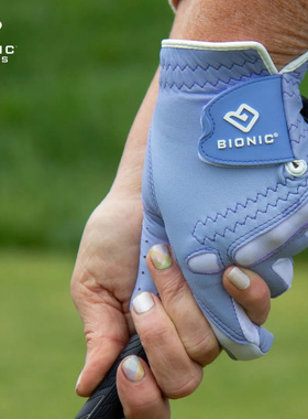BIONIC波尔尼克高尔夫手套仿生科技女士Cabretta小羊皮透气单只