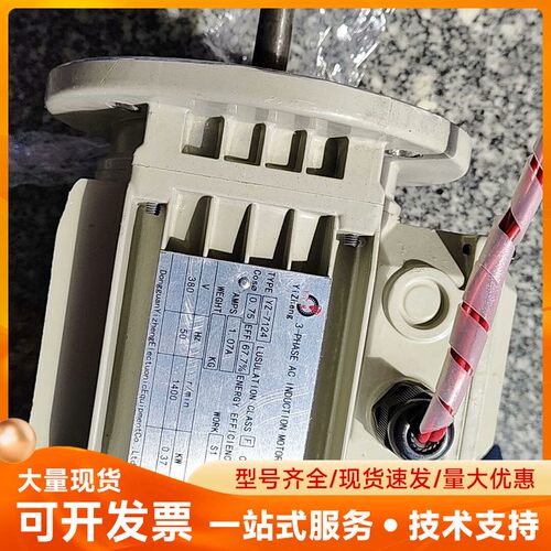 YIZHENG三相异步电动机耐高温长轴YZ-7124，不锈钢