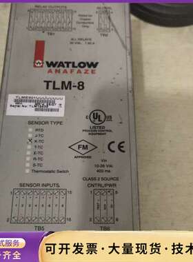 WATLOW温控器TLM-8，拆机下来的，两边的接线端子没接询价