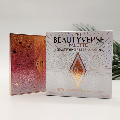 现货包邮CharlotteTilbury/CT圣诞限定9色眼影盘亮片珠哑光多色盘