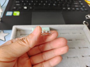 S925纯银精致小戒指个性时尚潮流生日礼物指环小尾戒