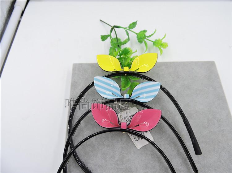 法国 佩妮 chaplet 正品立体兔子耳朵发箍 发夹 简约款 分段式带