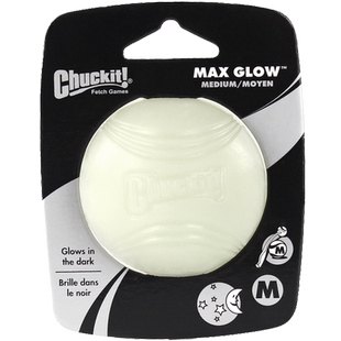 Petmate进口Chuckit漏食益智玩具球趣味发光夜光空心弹力球橡胶球