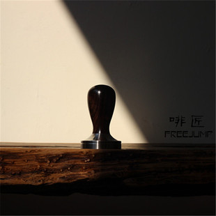 啡匠 |手工 传统咖啡压粉器 粉锤 黑檀木柄 tamper 北方不建议拍