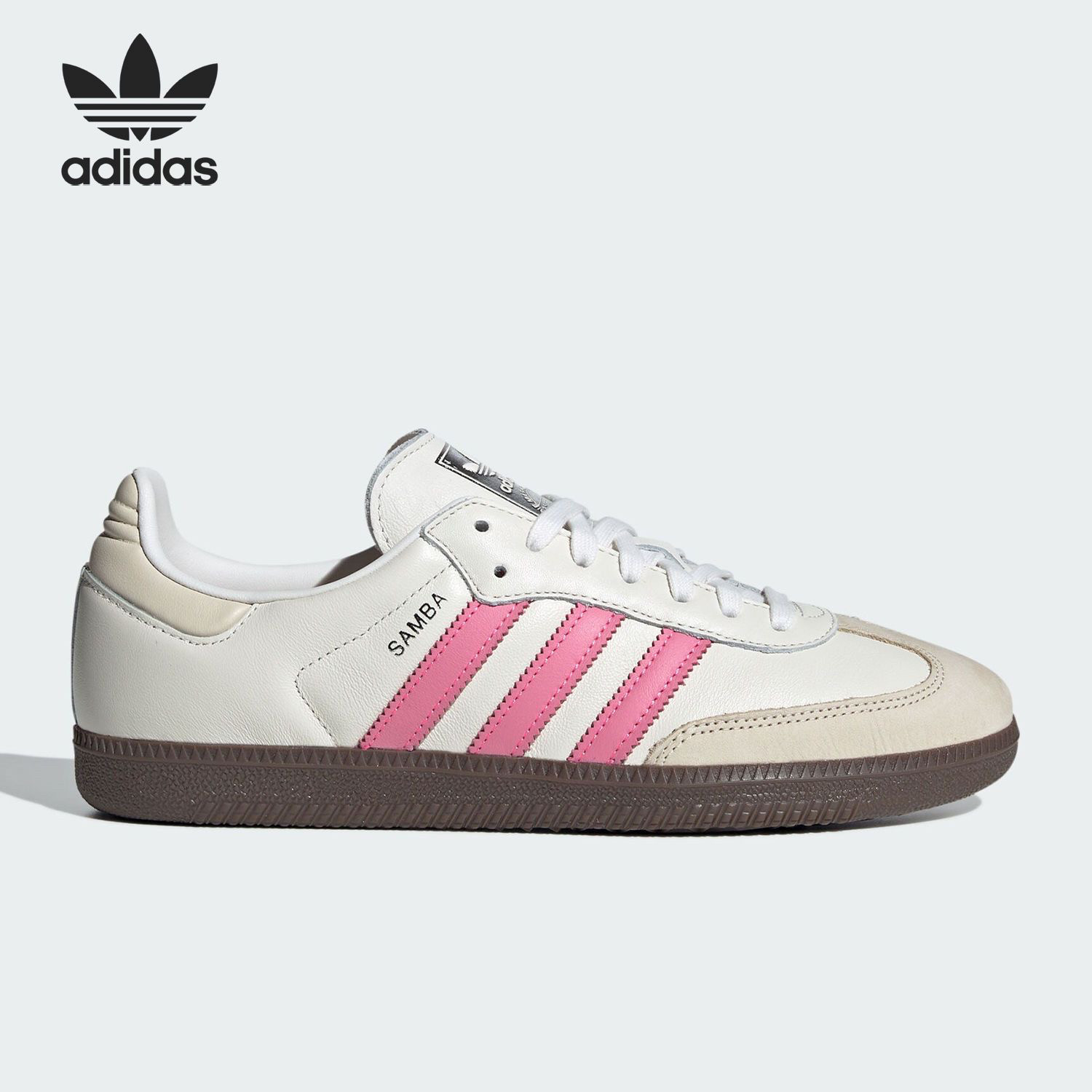 adidas originals SAMBA OG 舒适轻便低帮板鞋女款 IG1962