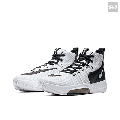 Nike Zoom Rize 1  防滑轻便高帮篮球鞋男女同款 BQ5468-100