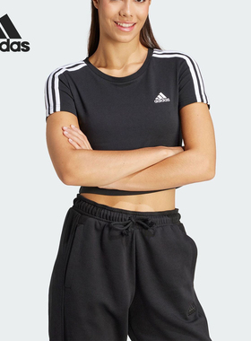 Adidas W 3S BABY T女士短款运动休闲短袖IR6111