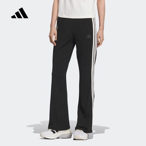 adidas 时尚简约舒适百搭速干修身高腰休闲裤 女款 KC0072