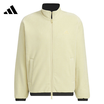 adidas时尚舒适保暖双面穿立领夹克外套男女同款JI6656