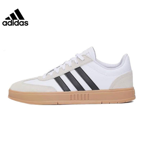 adidas GRADAS 防滑耐磨复古透气低帮板鞋男女同款 IE9044