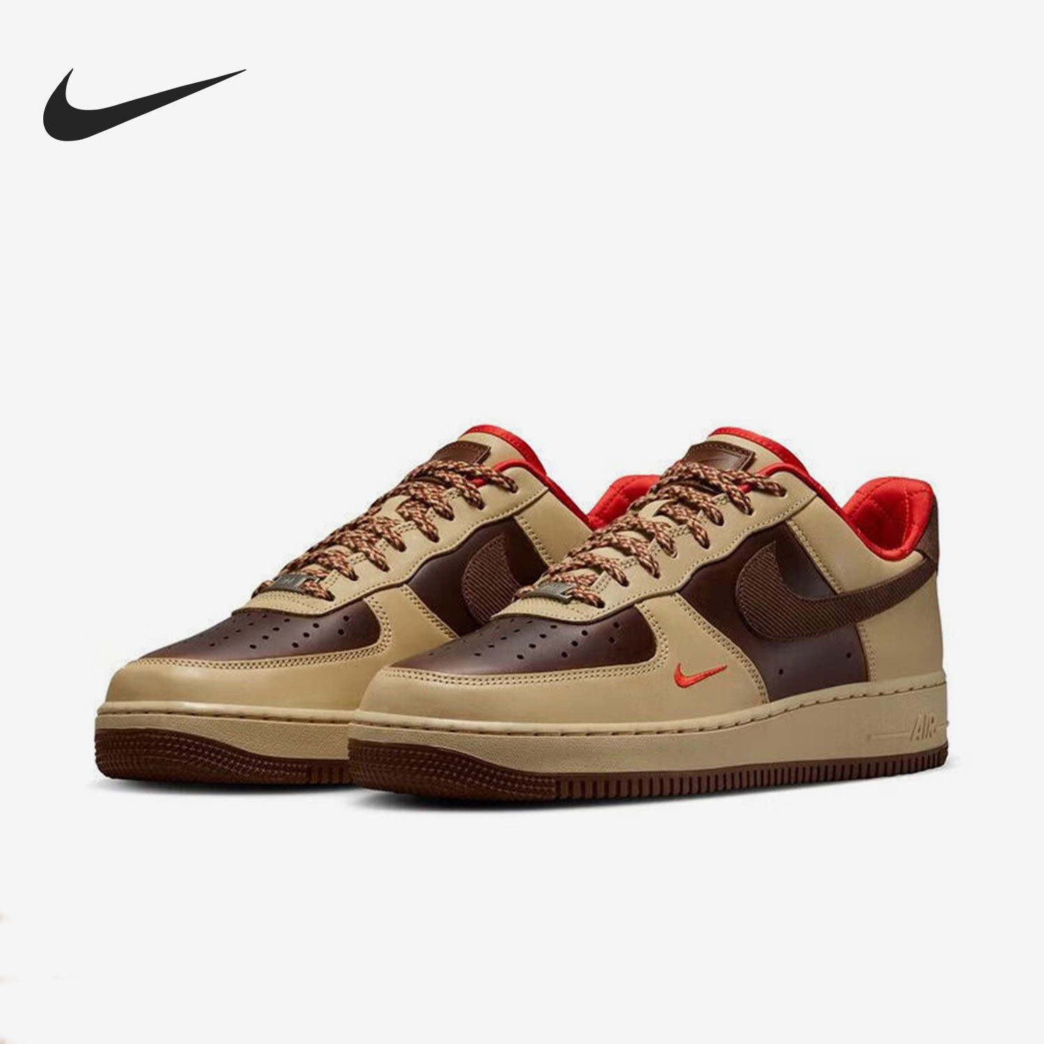 Nike Air Force 1 舒适百搭防滑耐磨低帮板鞋男款 HQ3447-222