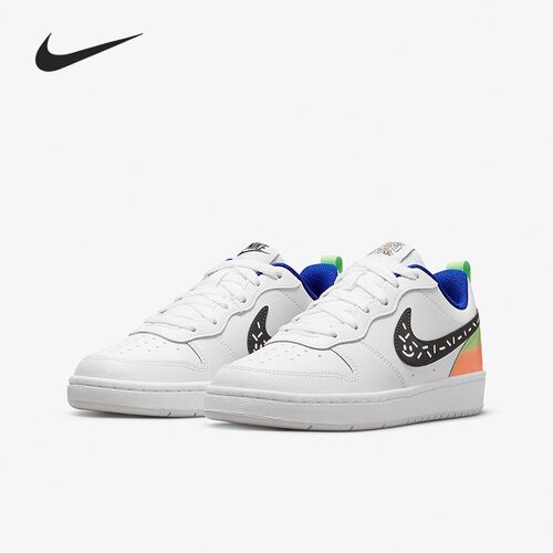 Nike Court Borough Low 2舒适耐磨透气低帮青少年板鞋DV1367-101