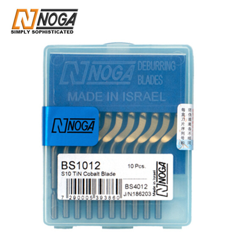 以色列正品NOGA诺佳修边器BS2012去毛刺刀头S20镀钛旋转刀头