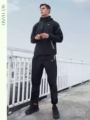 SKYHAND sweat suit men's suit Large size fitness sweat sweat perspiration suit Sports fever weight loss sweat suit