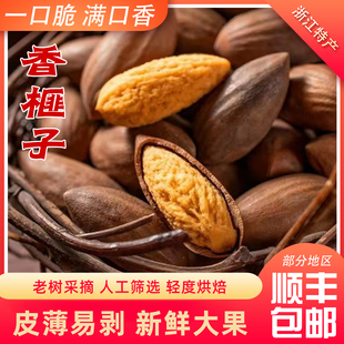 浙江特产香榧子精选新鲜大果皮薄易剥坚果仁干零食炒货大籽罐装