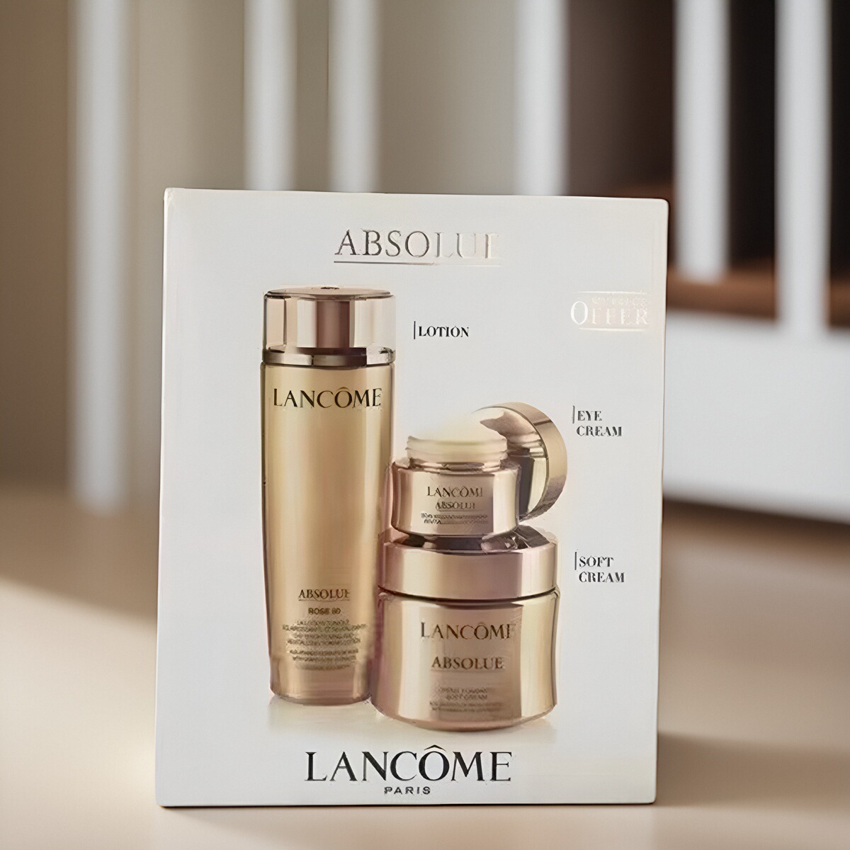 兰蔻紧致抚纹菁纯面霜眼霜套装