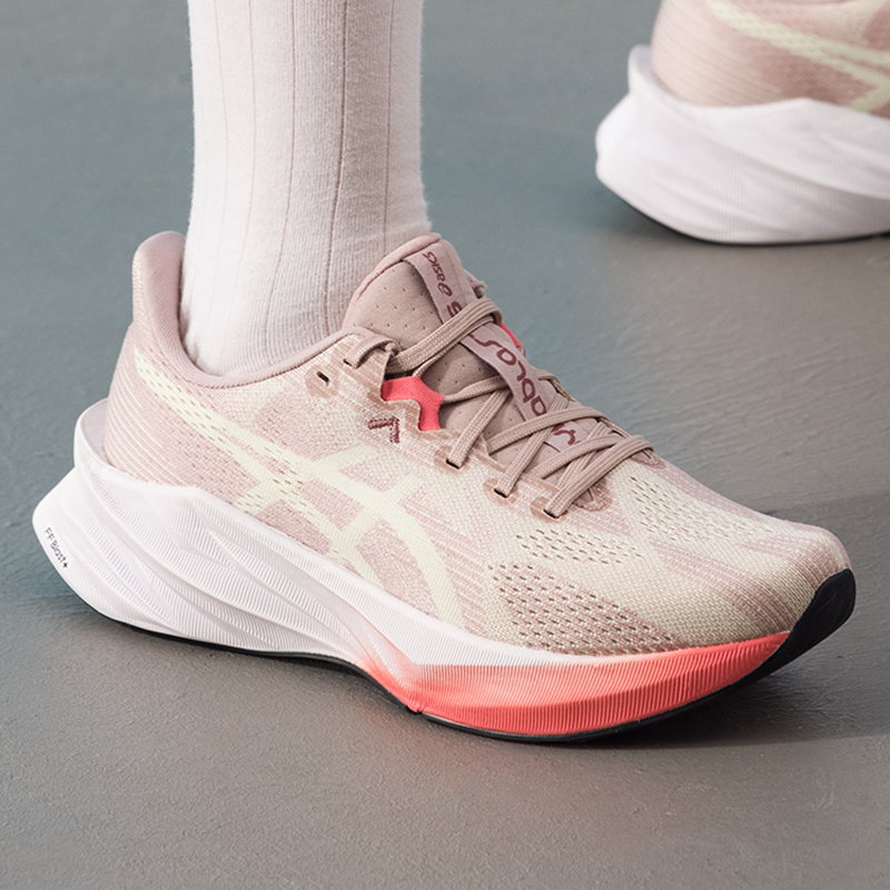 Asics亚瑟士竞速跑步鞋女鞋2025冬季新款DYNABLAST 5运动鞋网面鞋