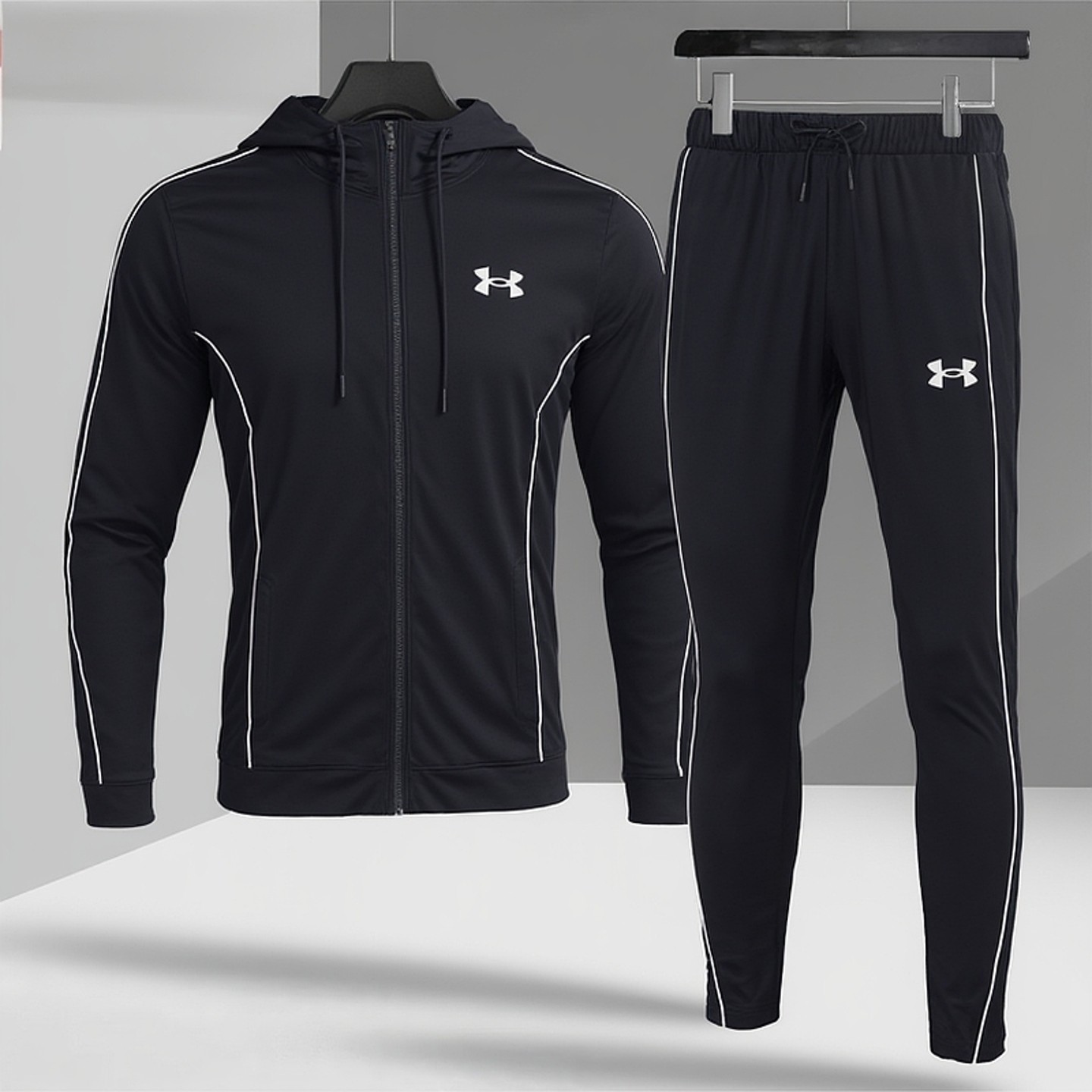 安德玛UA官方男士套装2025冬季新款运动服休闲夹克外套收口长裤子,运动服/休闲服装,运动套装,淘宝优惠券,粉丝福利购,淘宝优惠卷