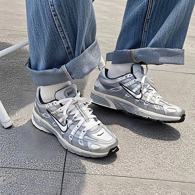 NIKE耐克P6000男鞋2025秋季新款复古休闲运动鞋跑步老爹鞋 IH4465