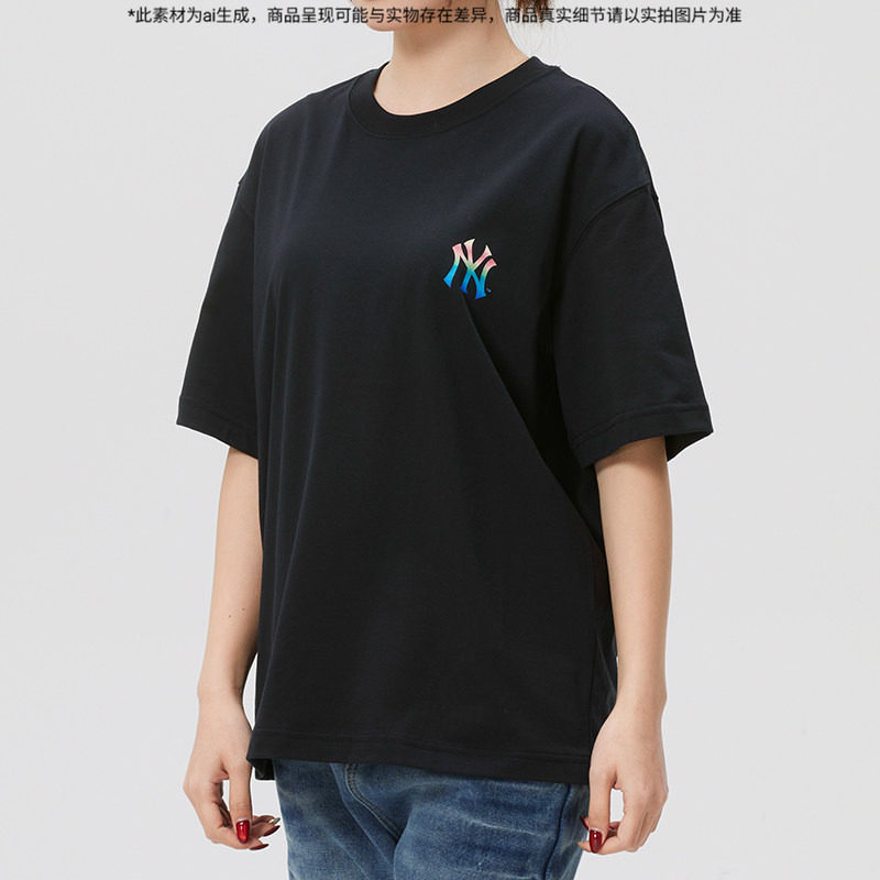 MLB官方正品T恤衫男装女装26夏季新款圆领透气休闲上衣运动短袖图片