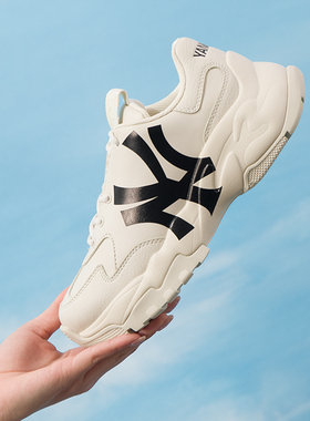 价格未开MLB男鞋女鞋老爹鞋新款简约时尚厚底增高鞋3ASHC104N