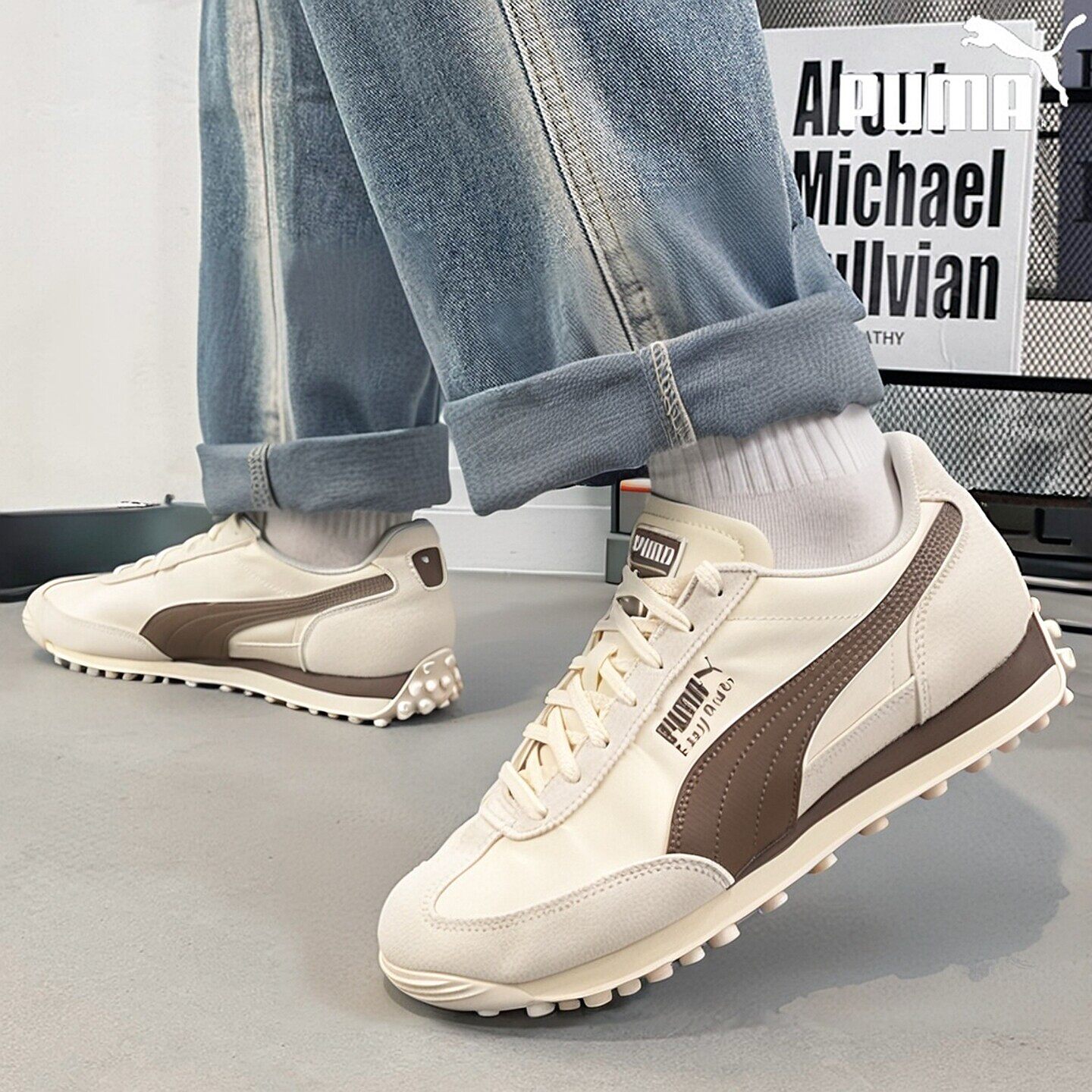 PUMA彪马男鞋女鞋2026春季新款复古慢跑鞋轻便休闲鞋运动鞋410049