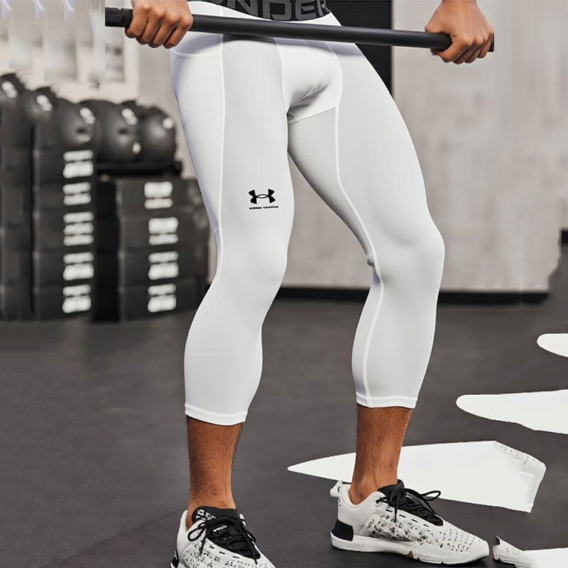 安德玛官方UA HeatGear&reg;男子训练运动健身紧身快干七分裤1361588