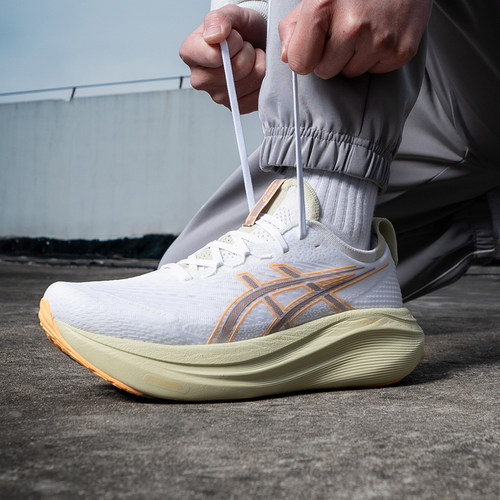 亚瑟士ASICS正品运动鞋男鞋2025冬季新款GEL-NIMBUS马拉松跑鞋