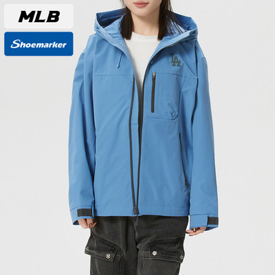 MLB官网防风衣男女装2026春季新款运动服外套情侣外套潮3AWJB0361