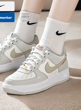 耐克女鞋AF1新年款低帮板鞋新款空军一号大童鞋运动休闲鞋HV6000