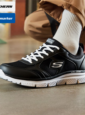 斯凯奇跑鞋男鞋2025新款秋冬BURNS 2.0运动鞋轻便健身训练跑步鞋