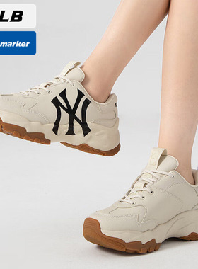 MLB官方NY厚底老爹鞋2025新款男鞋女鞋经典休闲鞋运动鞋3ASHC104N