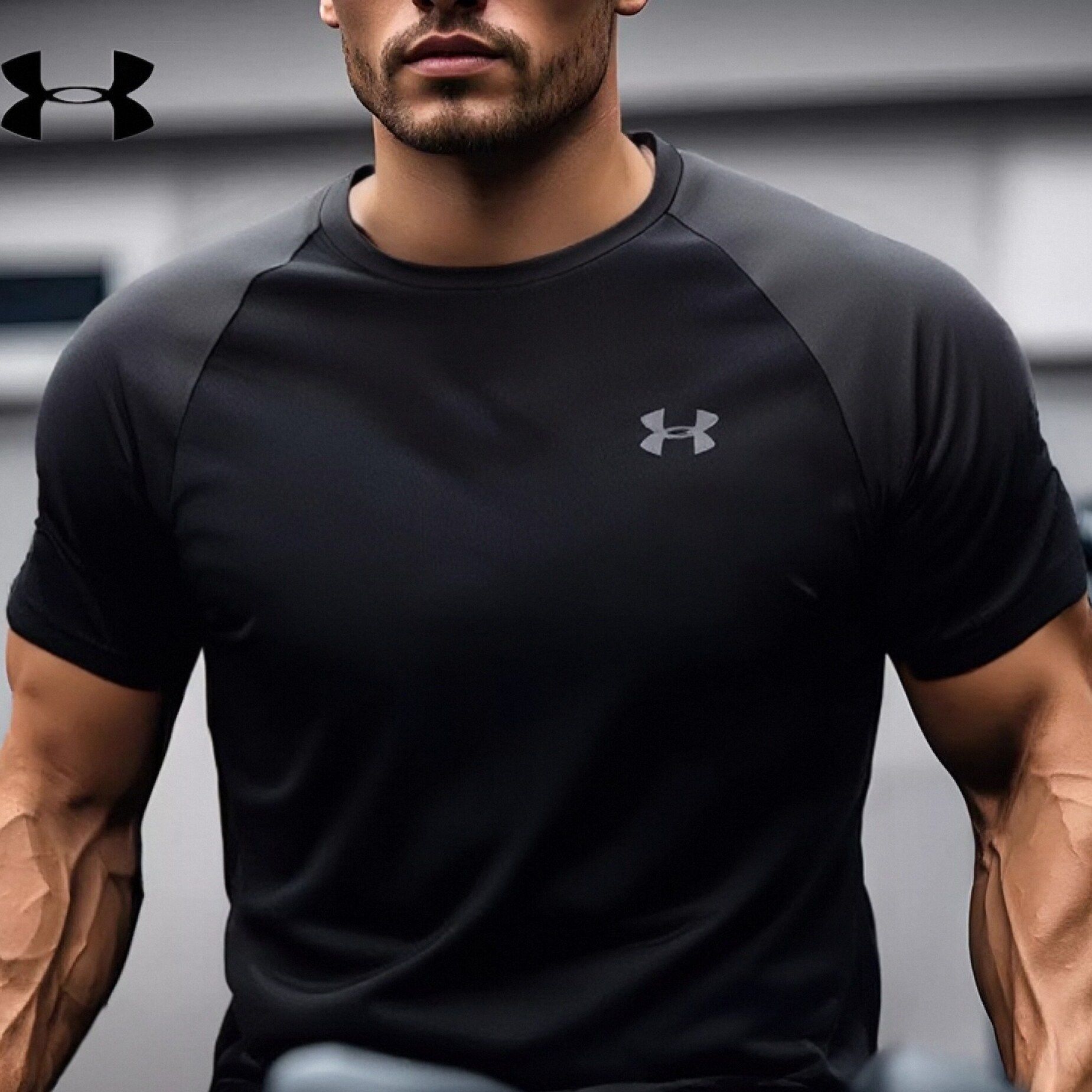 UA安德玛T恤男士速干衣春季跑步运动服健身训练上衣圆领半袖短袖,运动服/休闲服装,运动T恤,淘宝优惠券,粉丝福利购,淘宝优惠卷