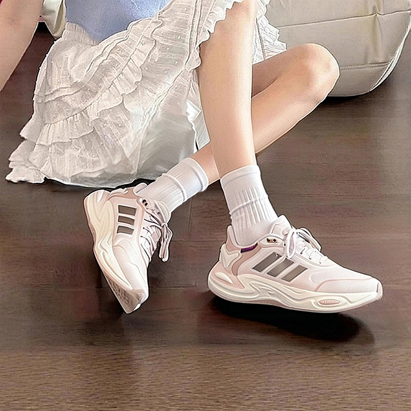Adidas阿迪达斯正品女鞋2025秋冬暖风运动鞋跑步鞋耐磨低帮休闲鞋
