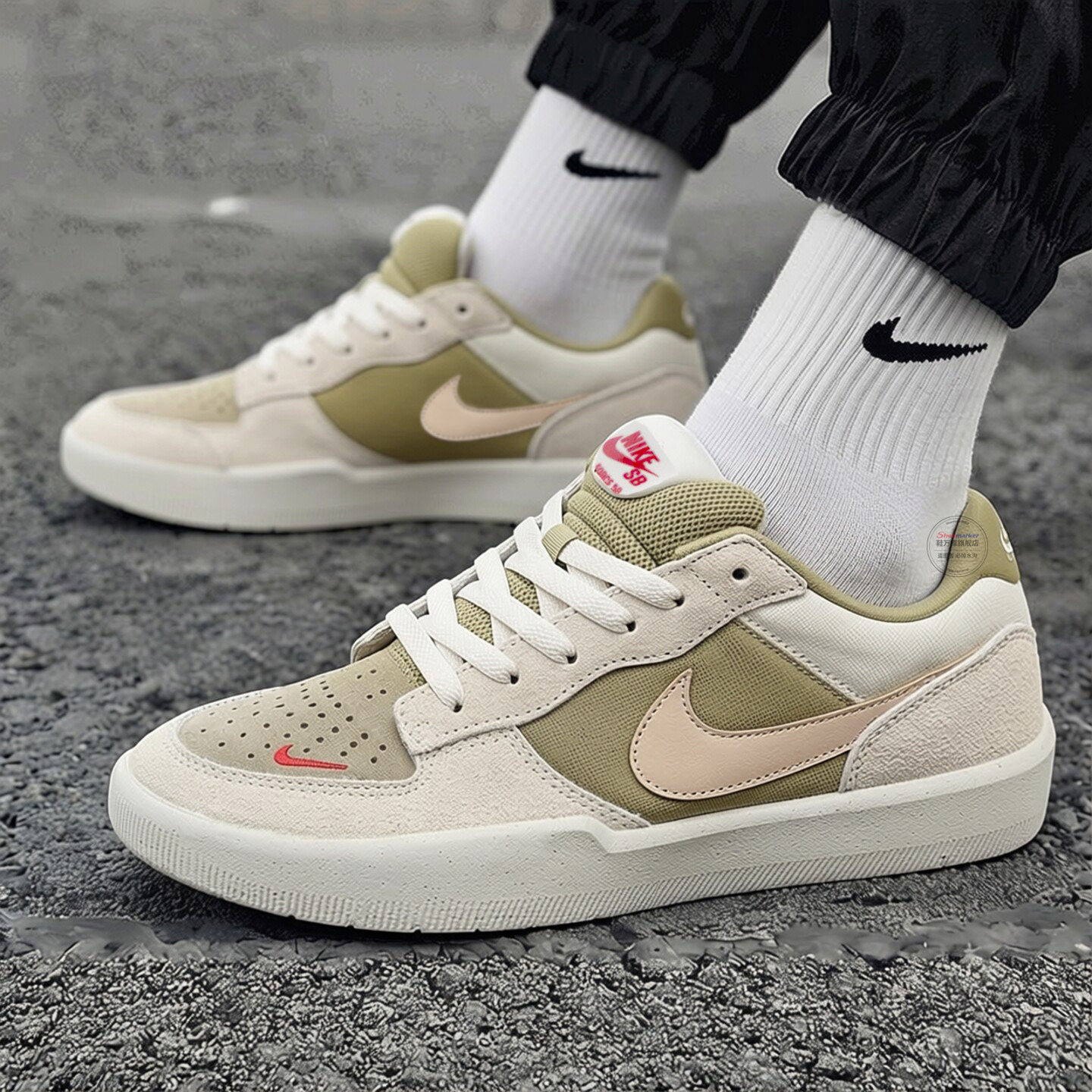 NIKE耐克男子SB FORCE 58经典复古低帮运动休闲滑板鞋DV5477-106