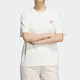 2024夏季 女款 新款 阿迪达斯三叶草短袖 休闲运动半袖 透气白色T恤衫