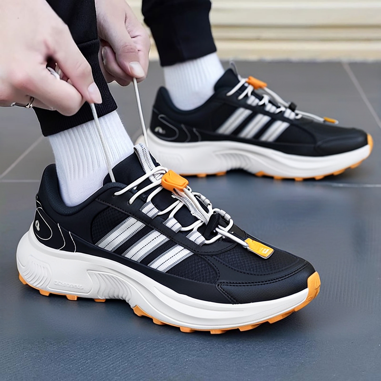 Adidas阿迪达斯官方正品男鞋女鞋运动鞋回弹缓震休闲鞋低帮跑步鞋