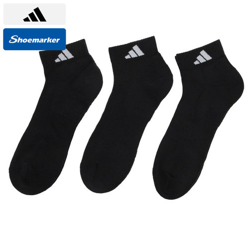 Adidas阿迪达斯新款2025夏季袜短袜男女袜三双装 休闲袜子 JC9271