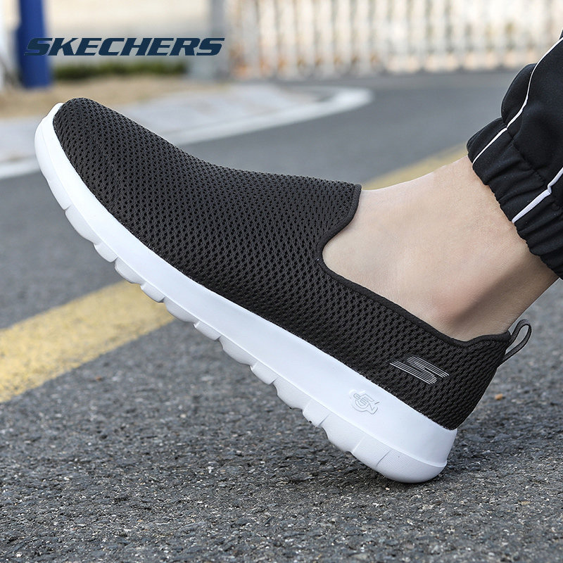 斯凯奇男鞋春季一脚穿脱健步鞋透气单鞋网面鞋运动中老年休闲鞋男,运动鞋new,运动休闲鞋,淘宝优惠券,粉丝福利购,淘宝优惠卷