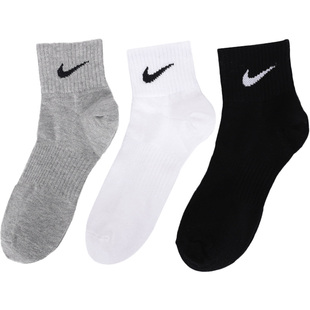 SX4706 休闲中筒袜三双装 新款 Nike耐克官方男女袜子2024夏季
