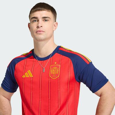 Adidas阿迪达斯2026杯 西班牙主场球衣男子足球球衣JN4390